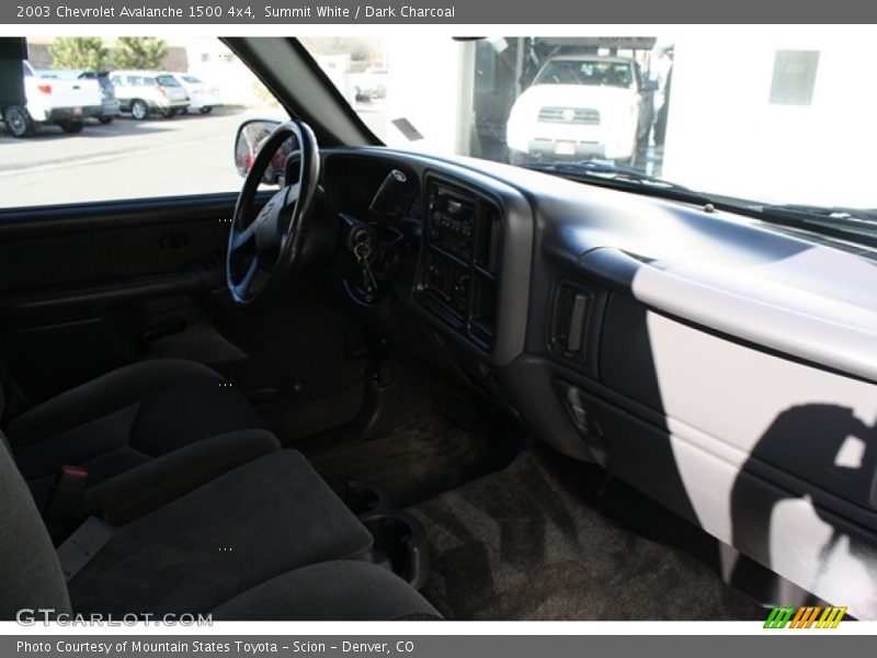 Summit White / Dark Charcoal 2003 Chevrolet Avalanche 1500 4x4