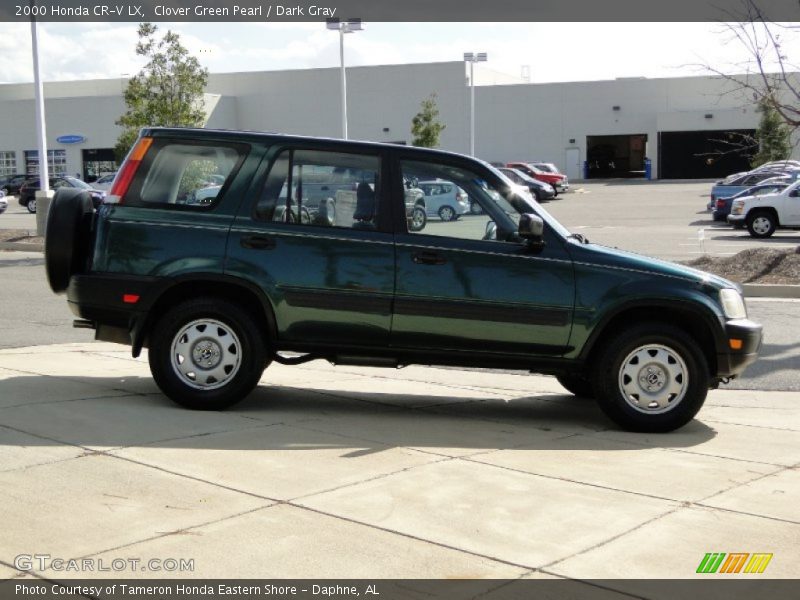 Clover Green Pearl / Dark Gray 2000 Honda CR-V LX