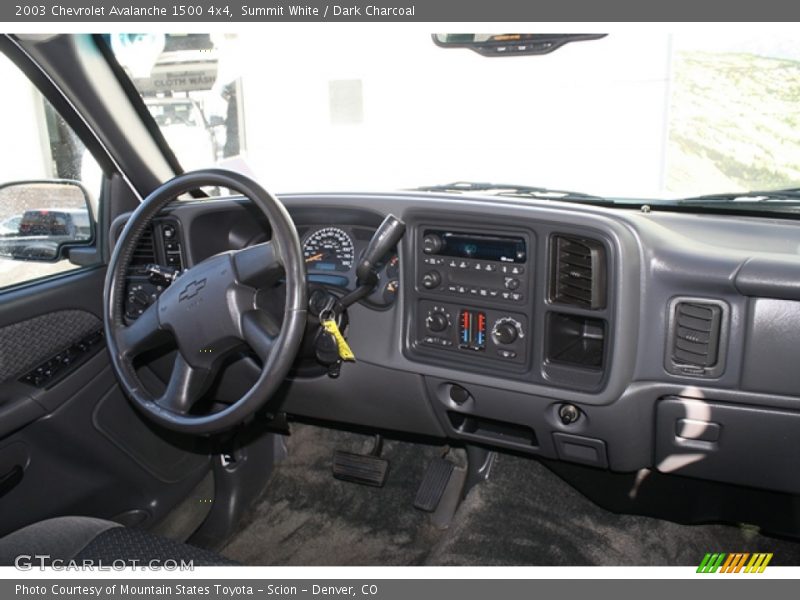Summit White / Dark Charcoal 2003 Chevrolet Avalanche 1500 4x4