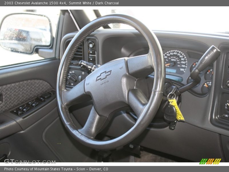 Summit White / Dark Charcoal 2003 Chevrolet Avalanche 1500 4x4