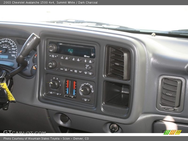 Summit White / Dark Charcoal 2003 Chevrolet Avalanche 1500 4x4