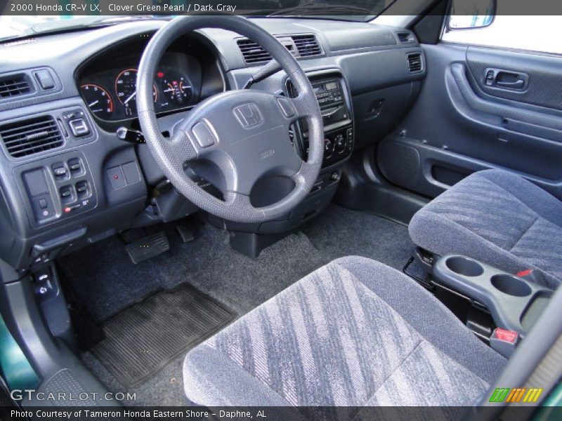 Clover Green Pearl / Dark Gray 2000 Honda CR-V LX