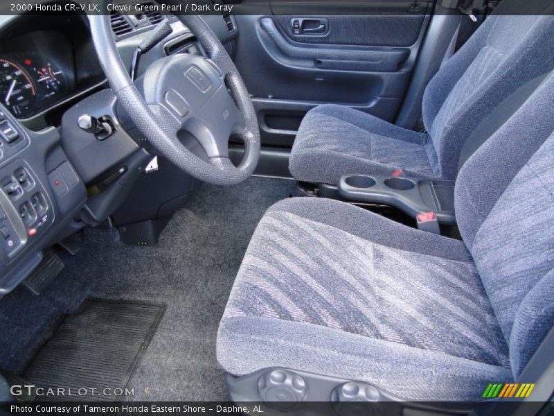 Clover Green Pearl / Dark Gray 2000 Honda CR-V LX