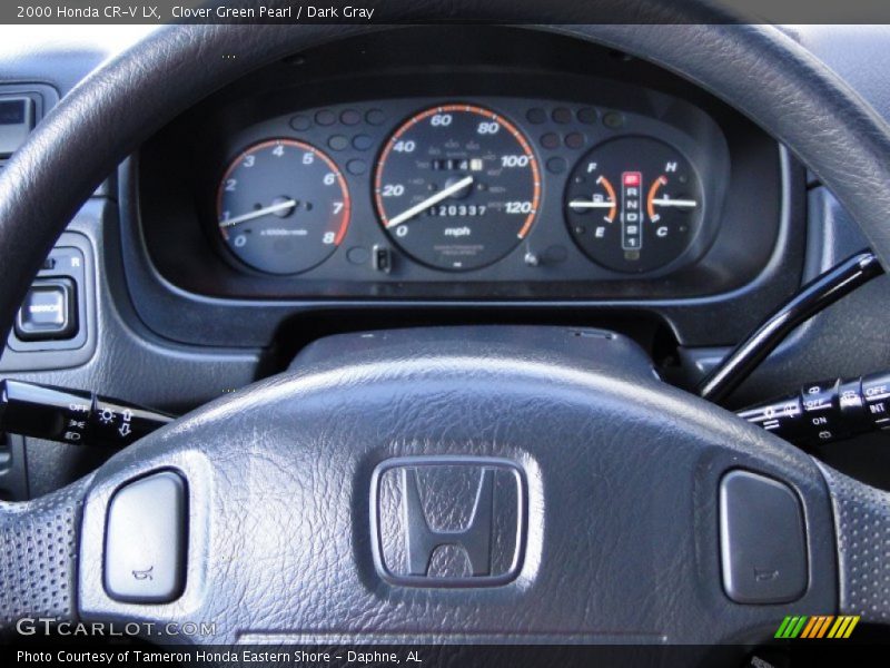 Clover Green Pearl / Dark Gray 2000 Honda CR-V LX