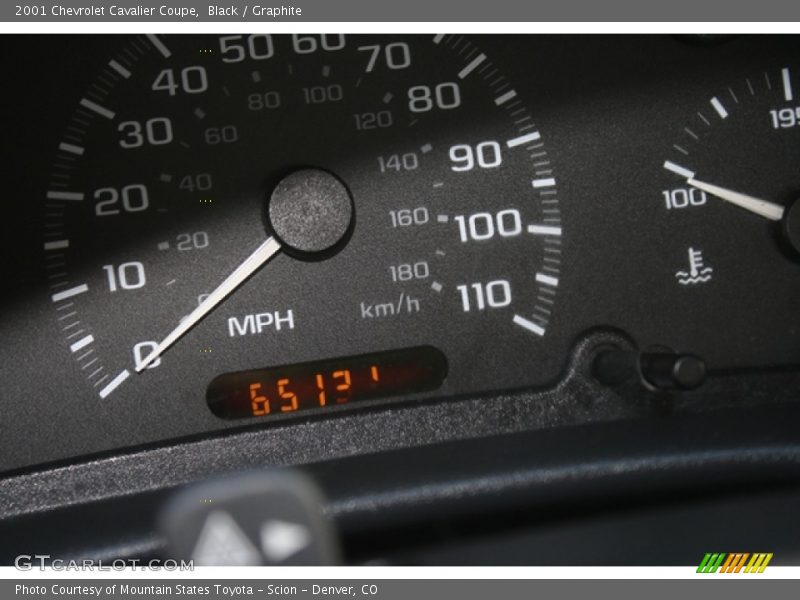 Black / Graphite 2001 Chevrolet Cavalier Coupe