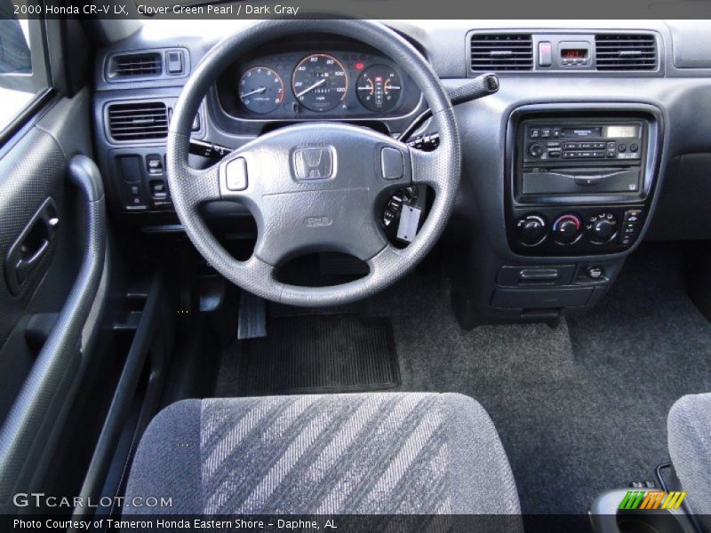 Clover Green Pearl / Dark Gray 2000 Honda CR-V LX