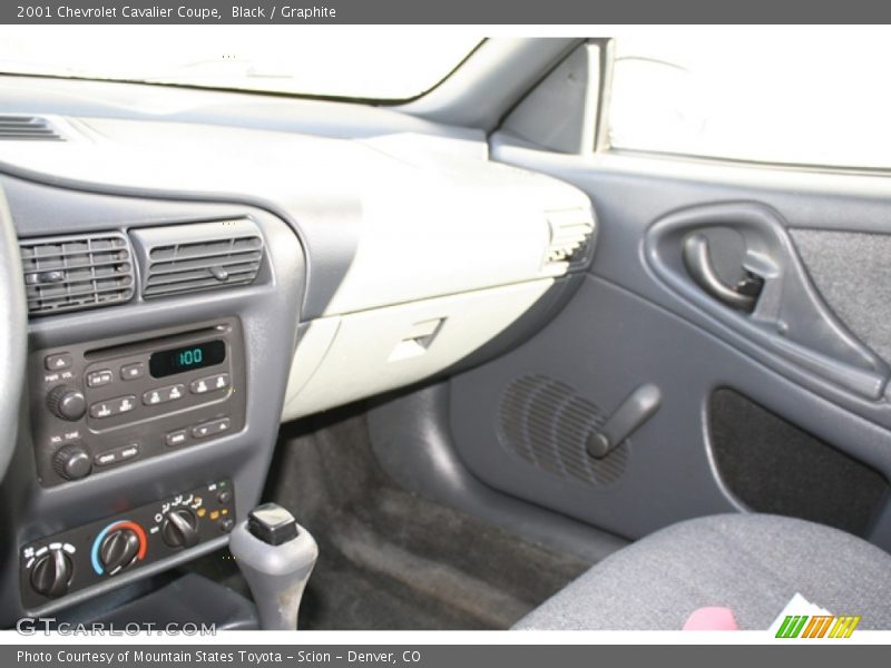 Black / Graphite 2001 Chevrolet Cavalier Coupe