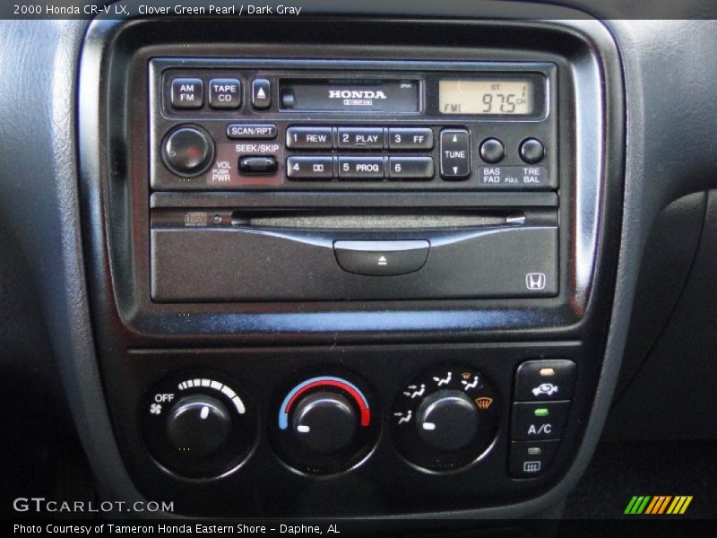 Clover Green Pearl / Dark Gray 2000 Honda CR-V LX
