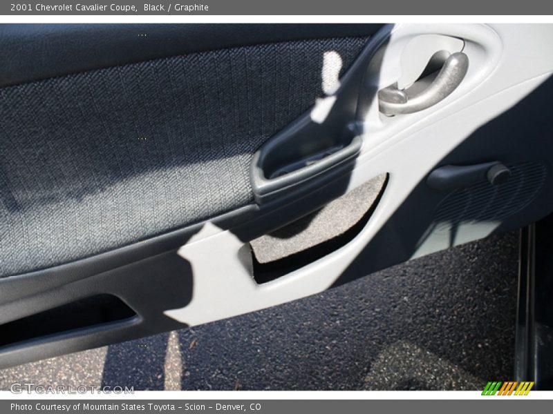 Black / Graphite 2001 Chevrolet Cavalier Coupe