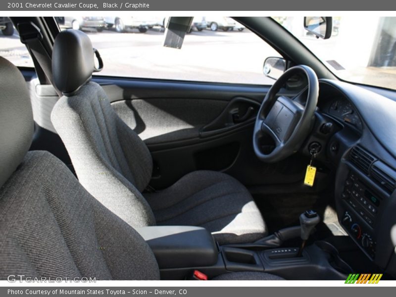 Black / Graphite 2001 Chevrolet Cavalier Coupe