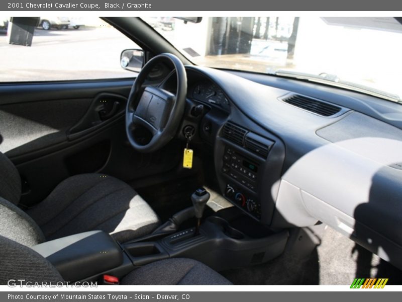 Black / Graphite 2001 Chevrolet Cavalier Coupe