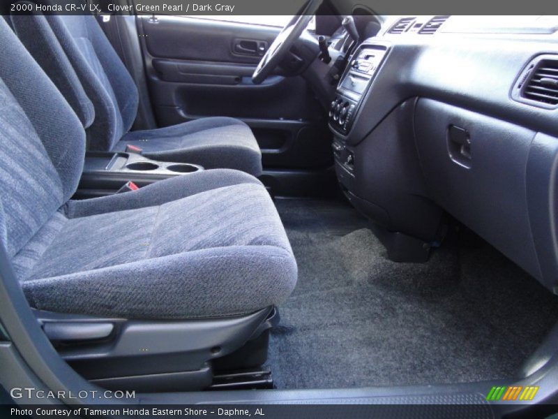Clover Green Pearl / Dark Gray 2000 Honda CR-V LX