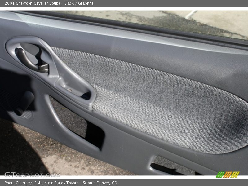 Black / Graphite 2001 Chevrolet Cavalier Coupe