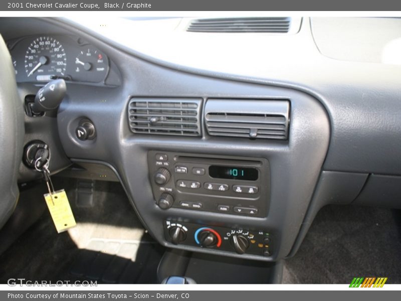 Black / Graphite 2001 Chevrolet Cavalier Coupe