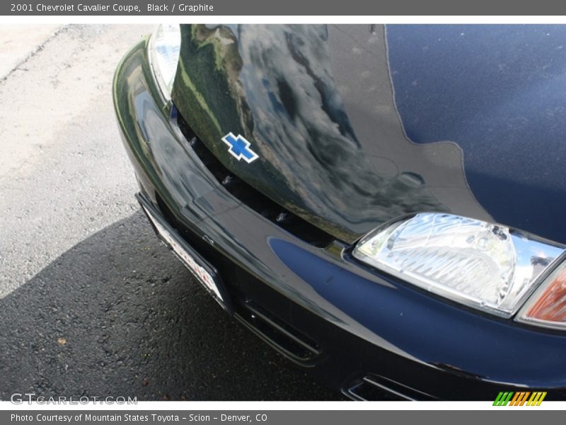 Black / Graphite 2001 Chevrolet Cavalier Coupe