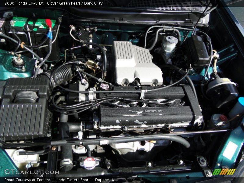 Clover Green Pearl / Dark Gray 2000 Honda CR-V LX