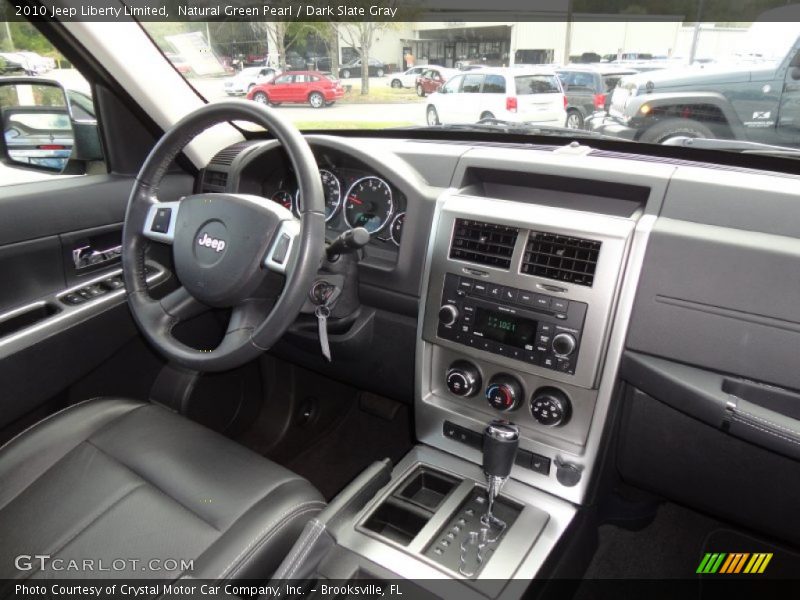 Natural Green Pearl / Dark Slate Gray 2010 Jeep Liberty Limited