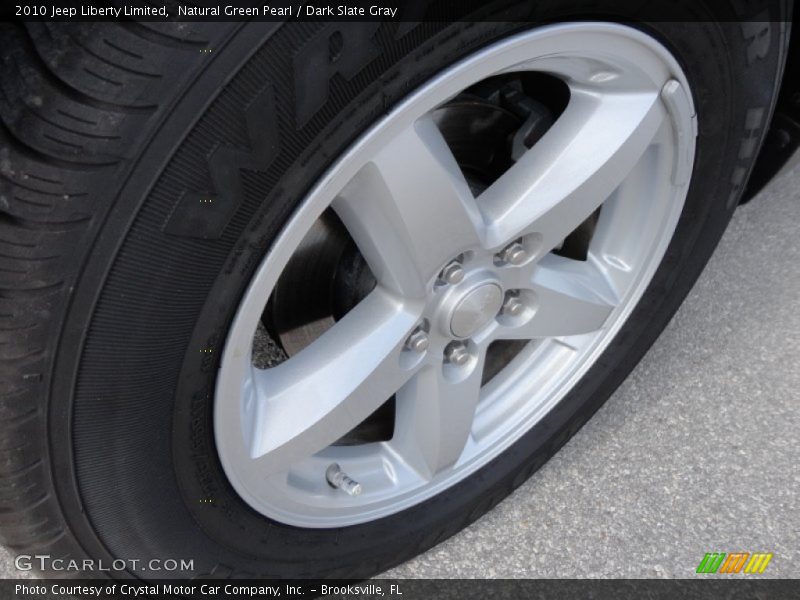 Natural Green Pearl / Dark Slate Gray 2010 Jeep Liberty Limited