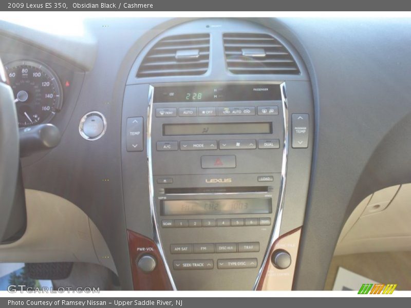 Obsidian Black / Cashmere 2009 Lexus ES 350