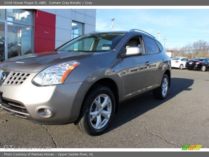 Gotham Gray Metallic / Gray 2008 Nissan Rogue SL AWD
