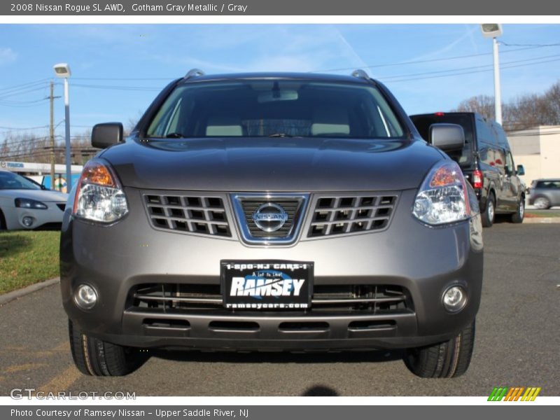 Gotham Gray Metallic / Gray 2008 Nissan Rogue SL AWD