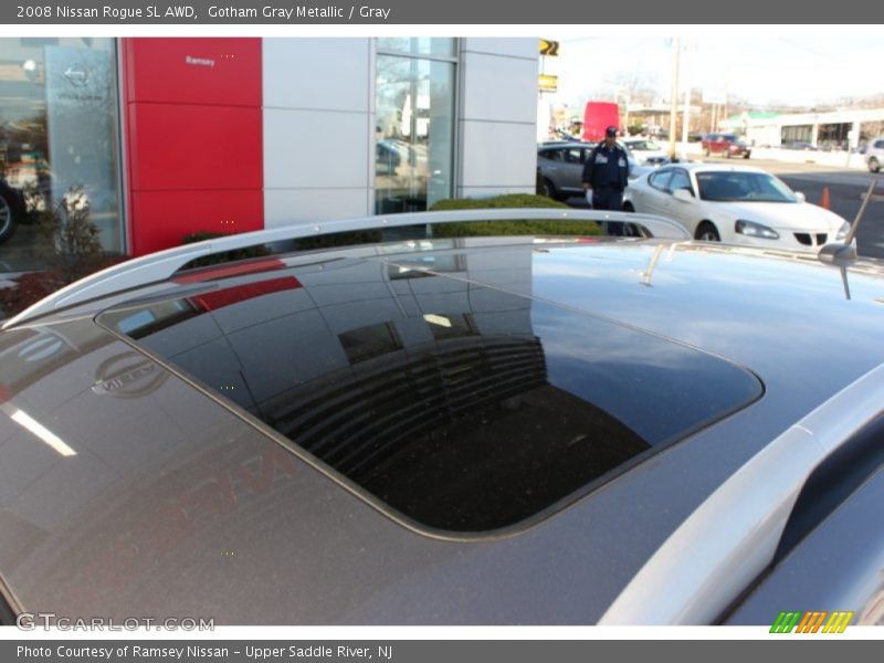 Gotham Gray Metallic / Gray 2008 Nissan Rogue SL AWD