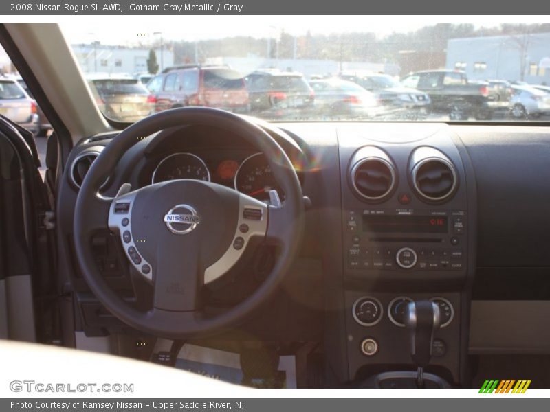 Gotham Gray Metallic / Gray 2008 Nissan Rogue SL AWD