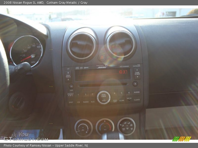 Gotham Gray Metallic / Gray 2008 Nissan Rogue SL AWD