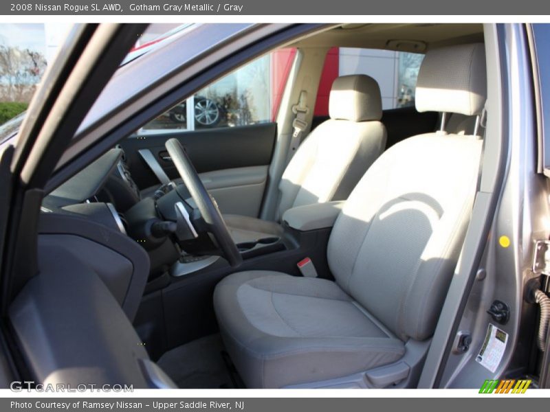 Gotham Gray Metallic / Gray 2008 Nissan Rogue SL AWD