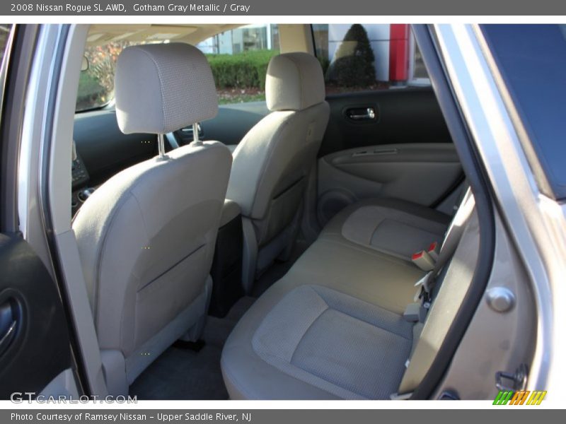 Gotham Gray Metallic / Gray 2008 Nissan Rogue SL AWD