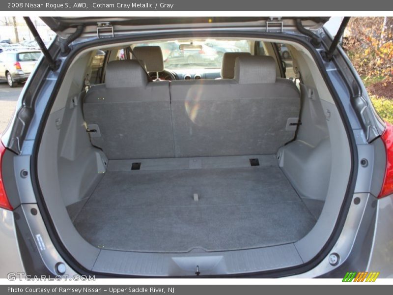 Gotham Gray Metallic / Gray 2008 Nissan Rogue SL AWD