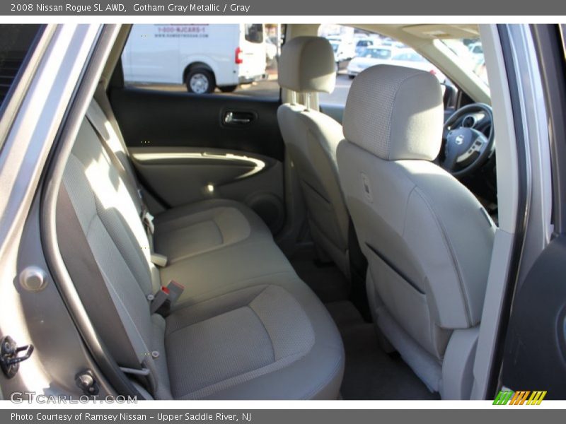Gotham Gray Metallic / Gray 2008 Nissan Rogue SL AWD
