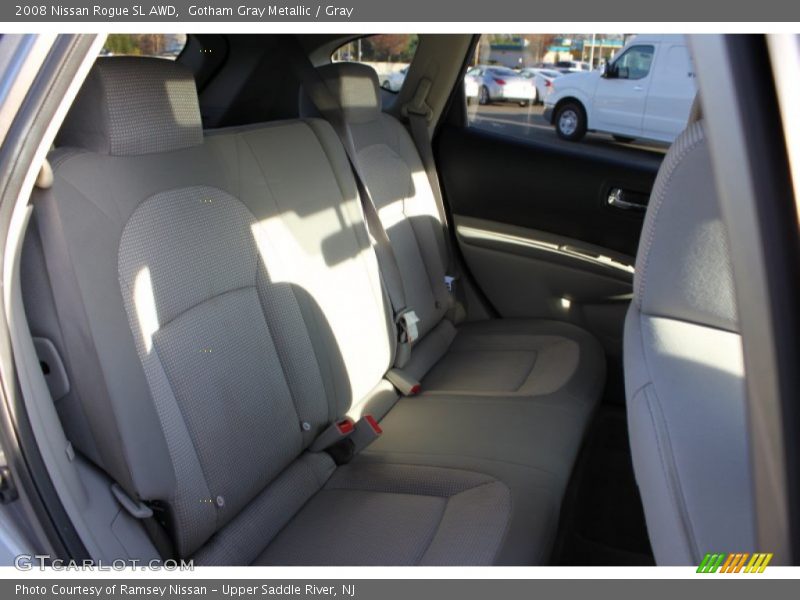 Gotham Gray Metallic / Gray 2008 Nissan Rogue SL AWD