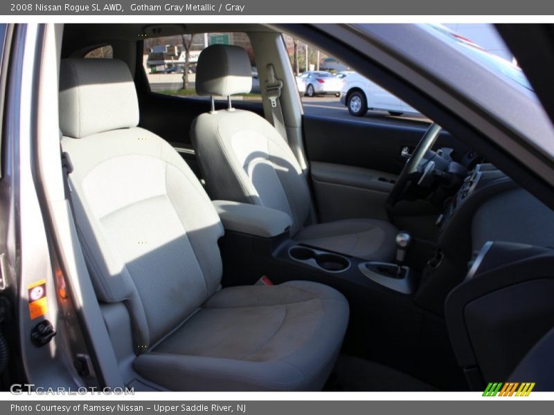 Gotham Gray Metallic / Gray 2008 Nissan Rogue SL AWD