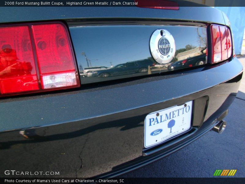 Highland Green Metallic / Dark Charcoal 2008 Ford Mustang Bullitt Coupe