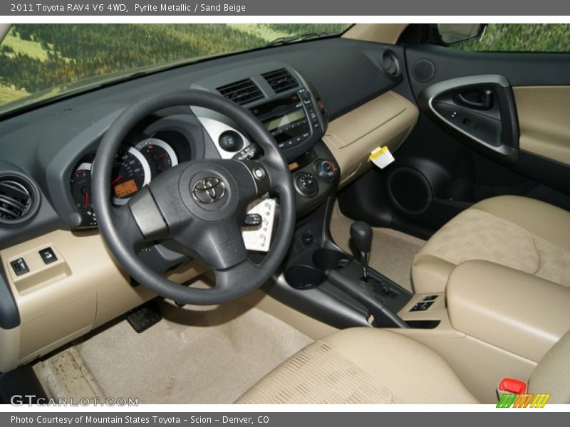 Pyrite Metallic / Sand Beige 2011 Toyota RAV4 V6 4WD