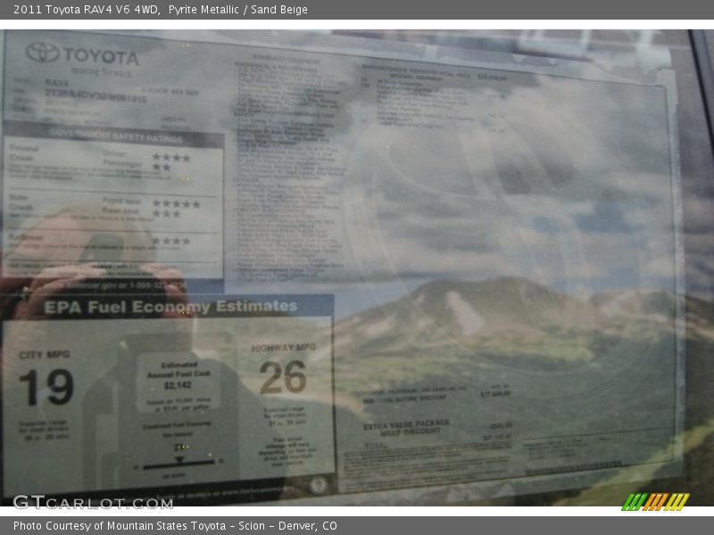 Pyrite Metallic / Sand Beige 2011 Toyota RAV4 V6 4WD