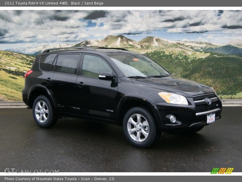 Black / Sand Beige 2011 Toyota RAV4 V6 Limited 4WD