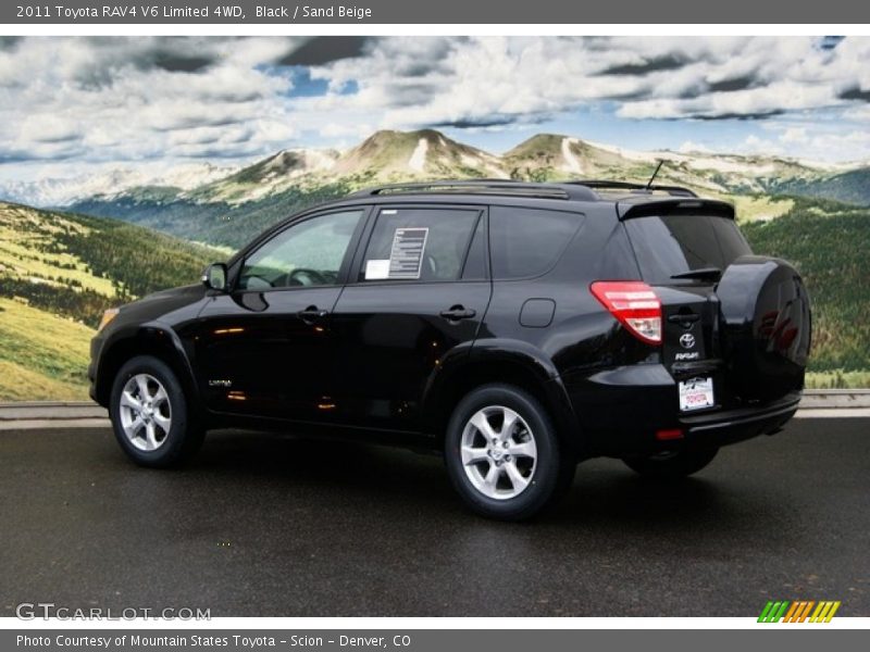 Black / Sand Beige 2011 Toyota RAV4 V6 Limited 4WD