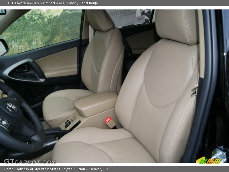 Black / Sand Beige 2011 Toyota RAV4 V6 Limited 4WD