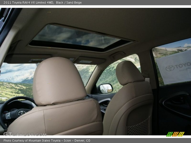 Black / Sand Beige 2011 Toyota RAV4 V6 Limited 4WD