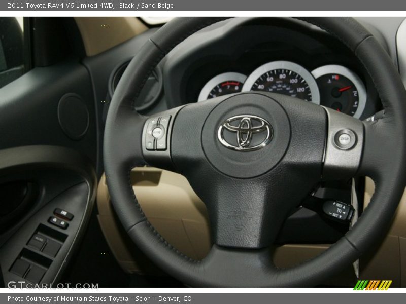 Black / Sand Beige 2011 Toyota RAV4 V6 Limited 4WD