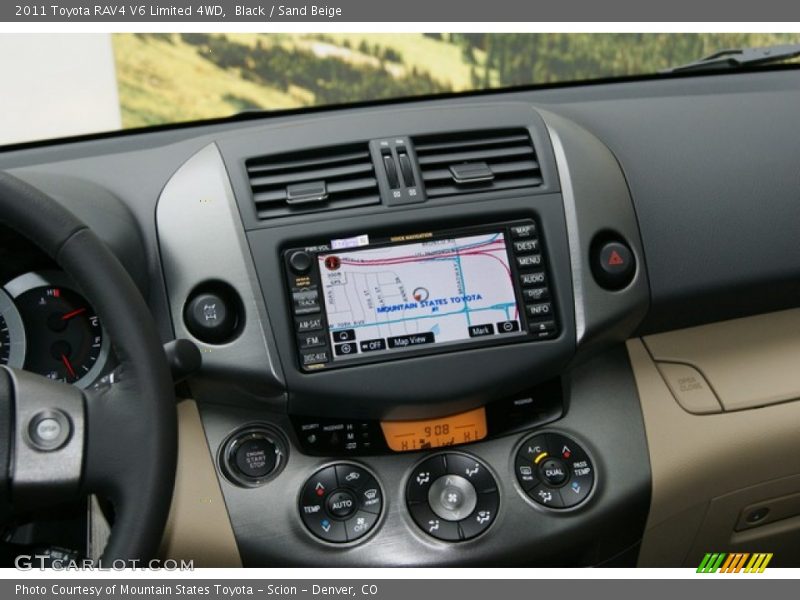 Black / Sand Beige 2011 Toyota RAV4 V6 Limited 4WD