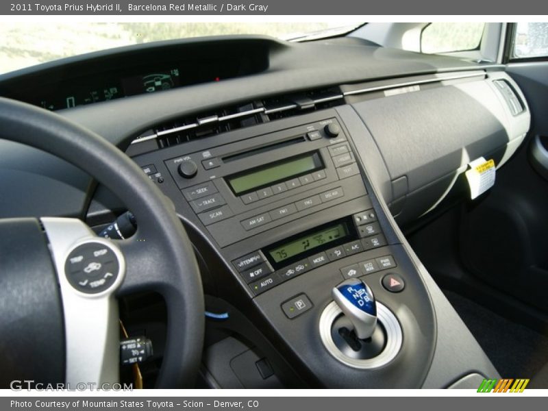 Barcelona Red Metallic / Dark Gray 2011 Toyota Prius Hybrid II