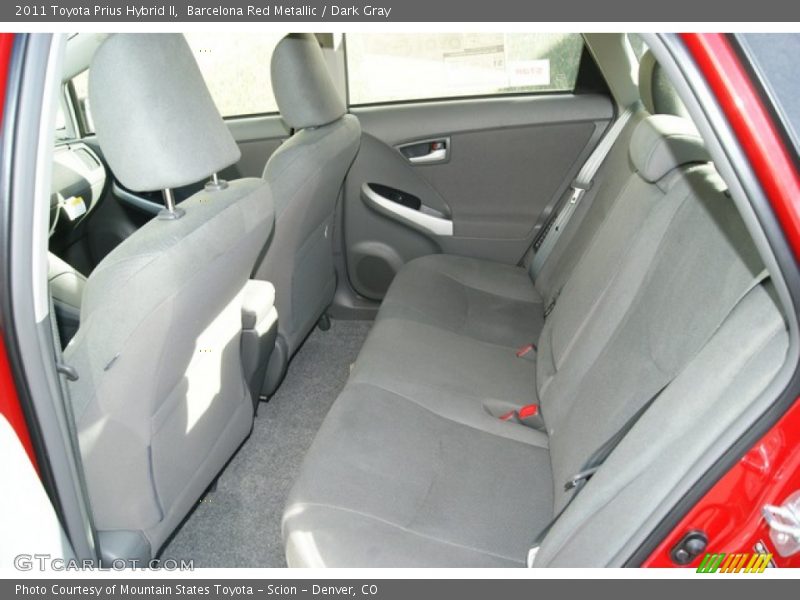 Barcelona Red Metallic / Dark Gray 2011 Toyota Prius Hybrid II