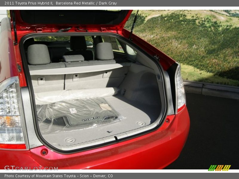 Barcelona Red Metallic / Dark Gray 2011 Toyota Prius Hybrid II
