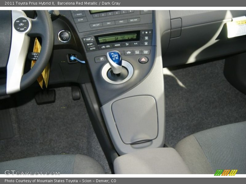 Barcelona Red Metallic / Dark Gray 2011 Toyota Prius Hybrid II