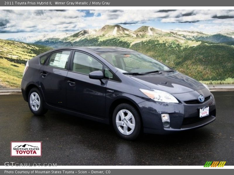 Winter Gray Metallic / Misty Gray 2011 Toyota Prius Hybrid II