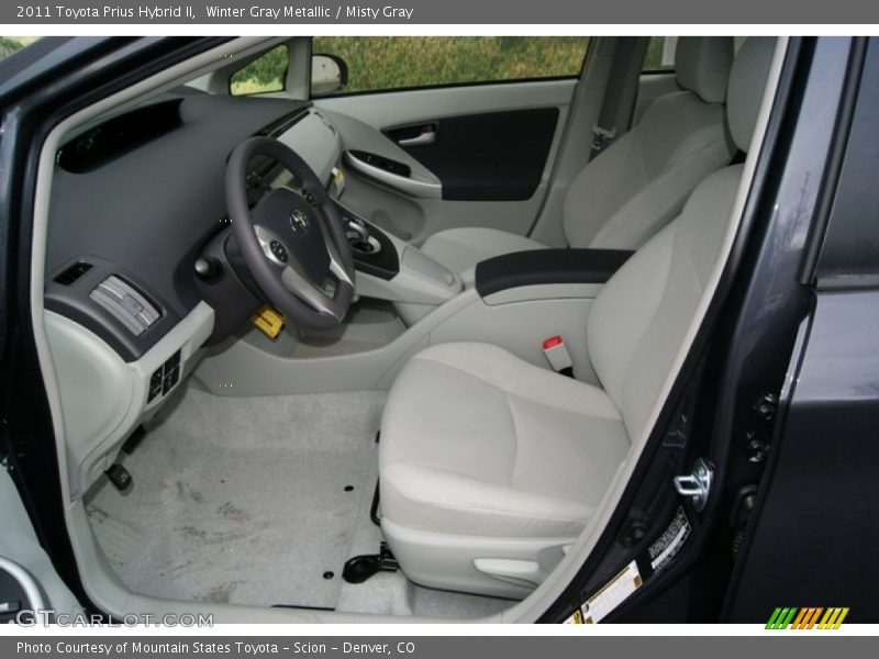 Winter Gray Metallic / Misty Gray 2011 Toyota Prius Hybrid II