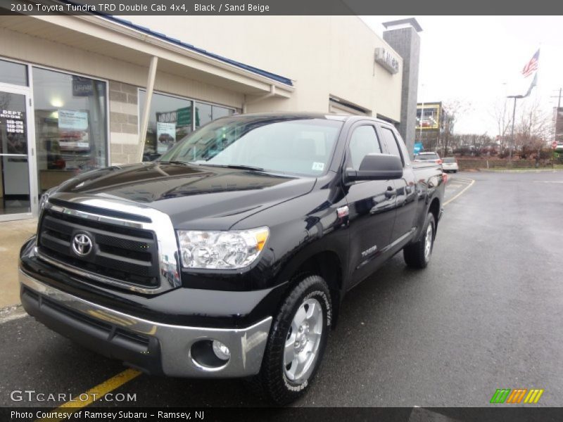 Black / Sand Beige 2010 Toyota Tundra TRD Double Cab 4x4